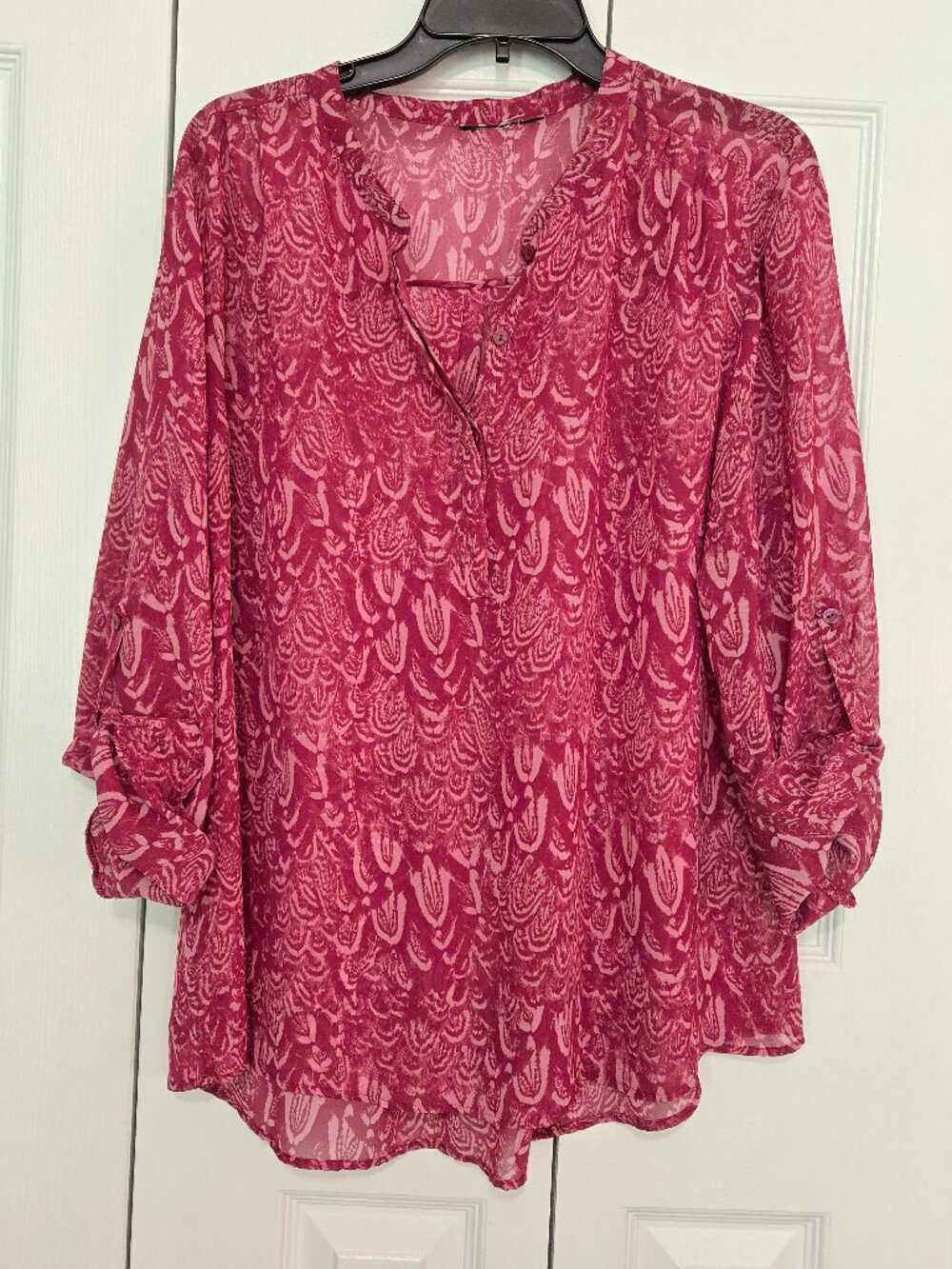 Magenta Blouse
